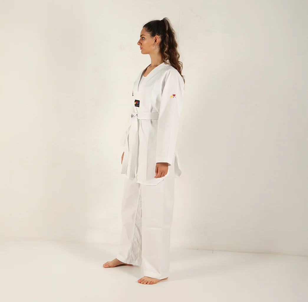 KİHON TAEKWONDO ELBİSE BEYAZ YAKA
