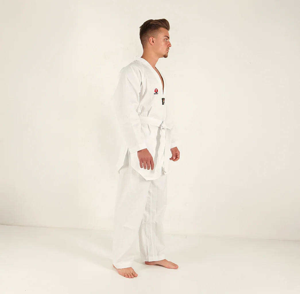 KİHON TAEKWONDO ELBİSE BEYAZ YAKA
