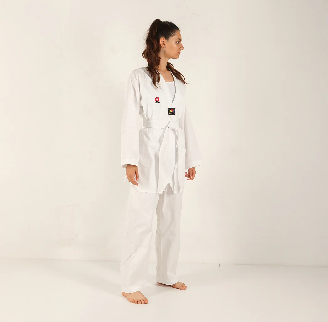 KİHON TAEKWONDO ELBİSE BEYAZ YAKA