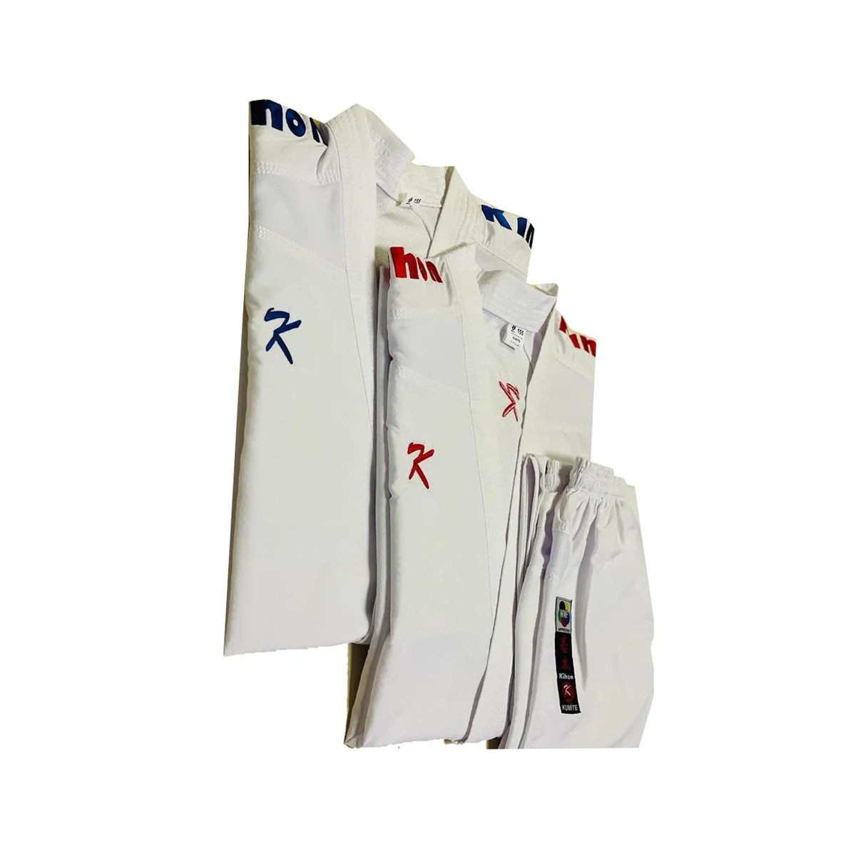 KİHON KUMİTE WKF MAVİ-KIRMIZI SET