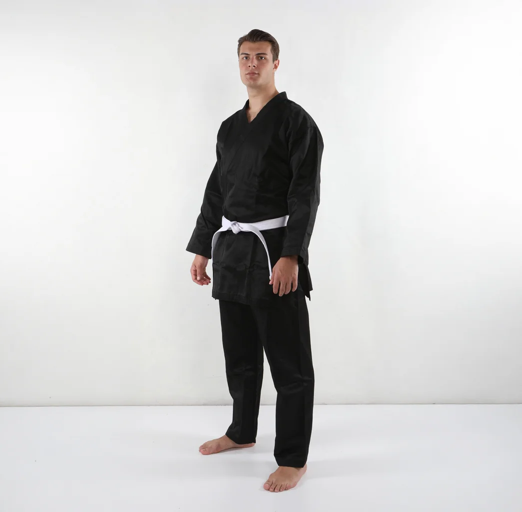 KİHON KİAİ KARATE ACEMİ ELBİSESİ SİYAH
