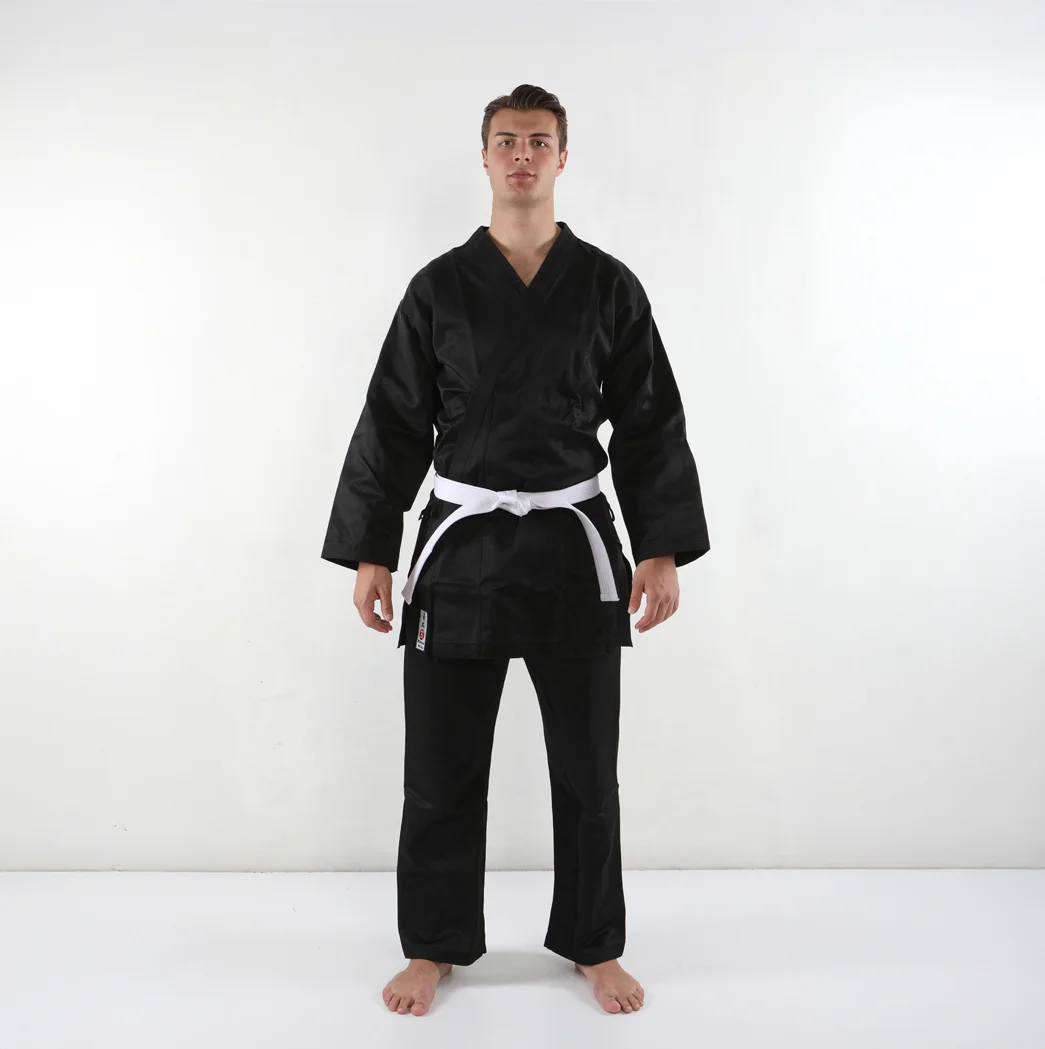 KİHON KİAİ KARATE ACEMİ ELBİSESİ SİYAH