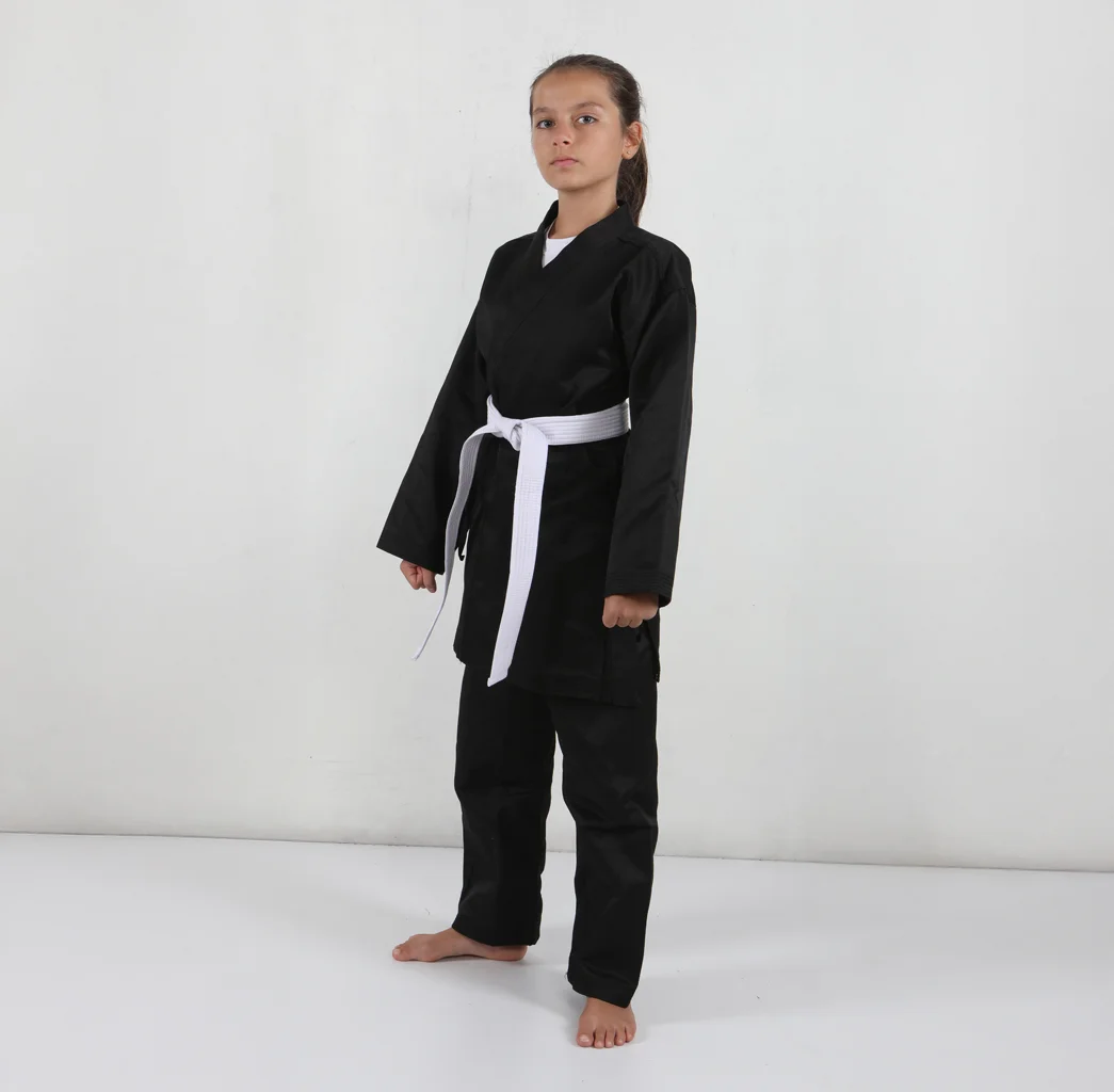 KİHON KİAİ KARATE ACEMİ ELBİSESİ SİYAH