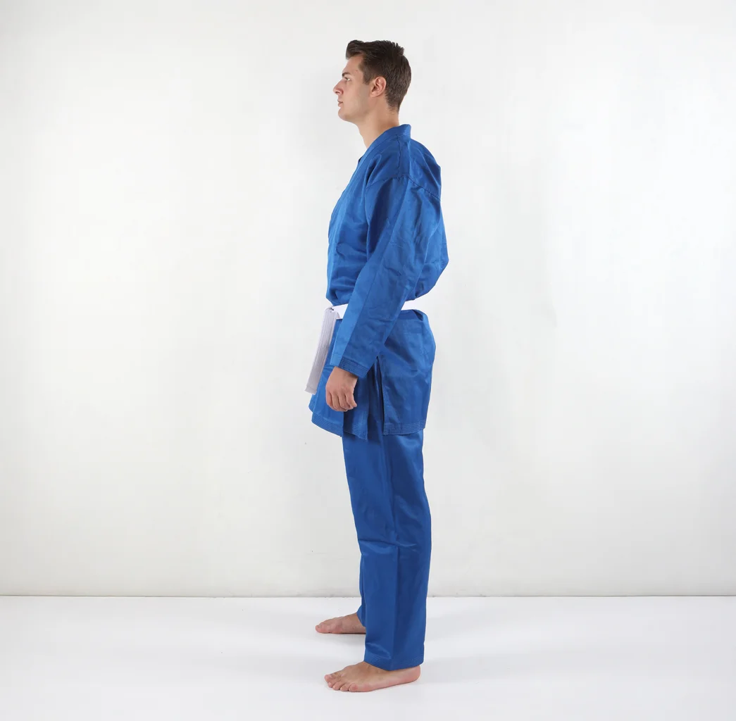 KİHON KİAİ KARATE ACEMİ ELBİSESİ MAVİ