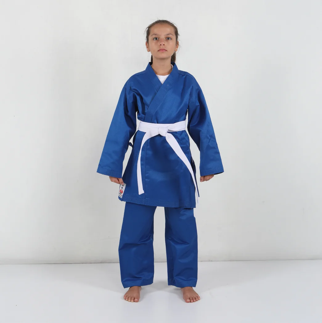 KİHON KİAİ KARATE ACEMİ ELBİSESİ MAVİ
