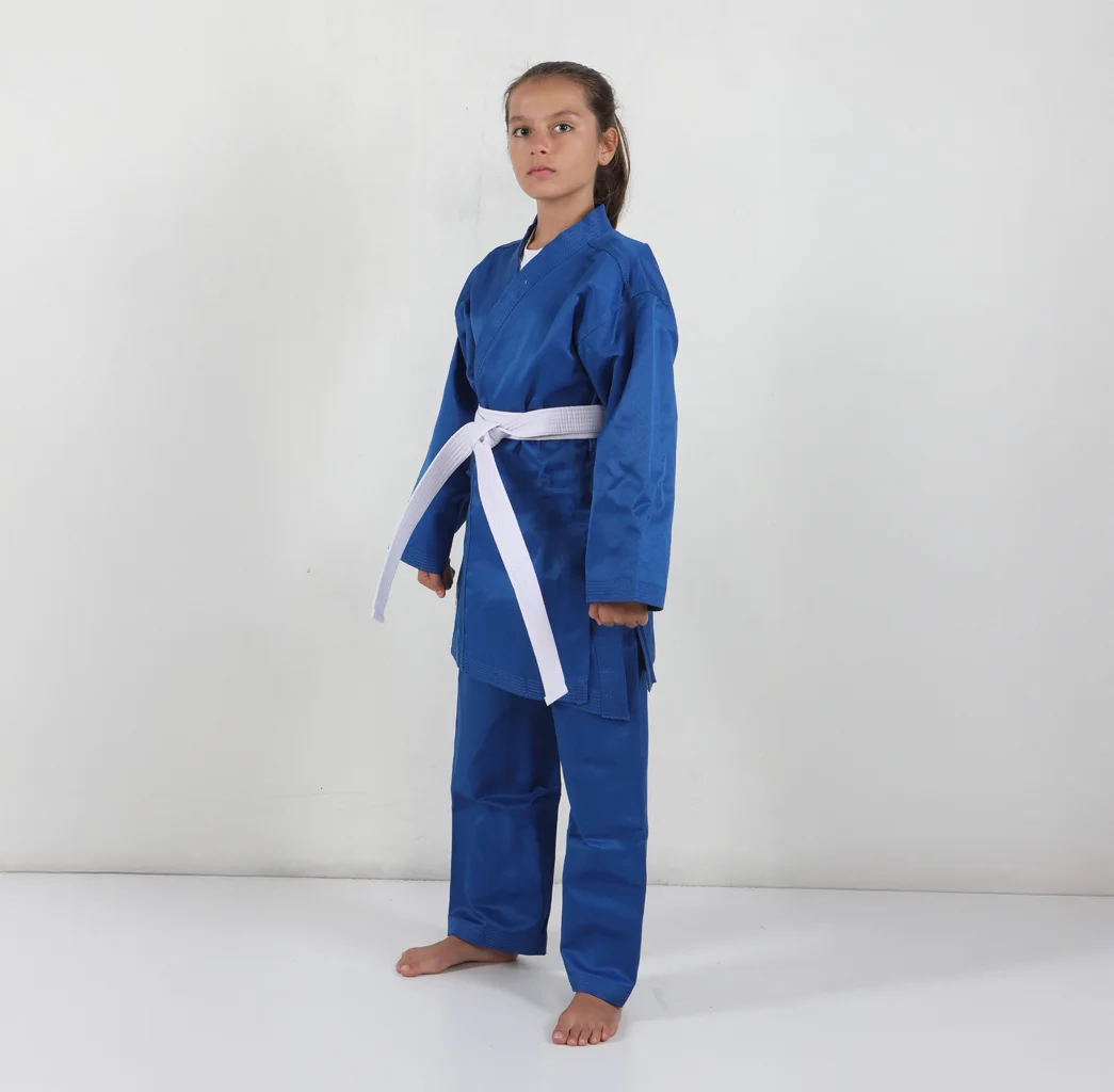 KİHON KİAİ KARATE ACEMİ ELBİSESİ MAVİ