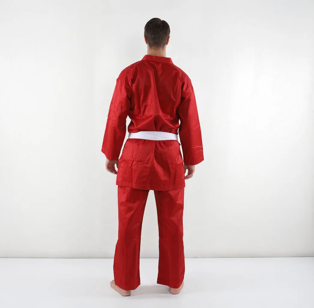 KİHON KİAİ KARATE ACEMİ ELBİSESİ KIRMIZI